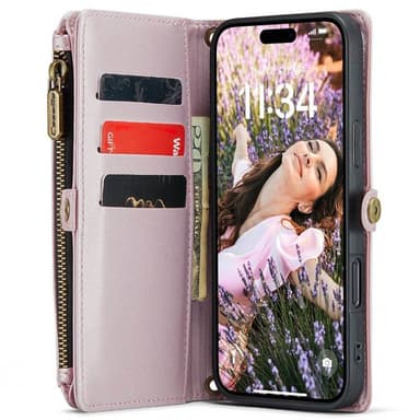 CaseMe mobilfodral C36 iPhone 16 Pro - Rosa