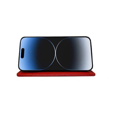 Plånboksfodral 3-kort iPhone 16 Plus - Röd