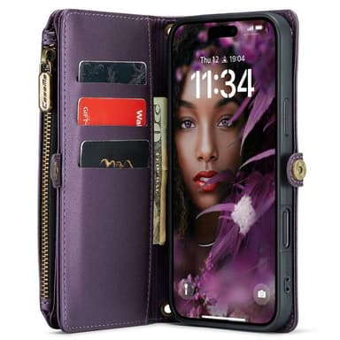 CaseMe mobilfodral C36 iPhone 16 Pro Max - Vinröd