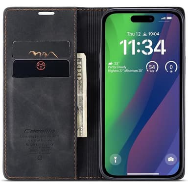 CaseMe mobilfodral 013 iPhone 16 Pro Max - Svart