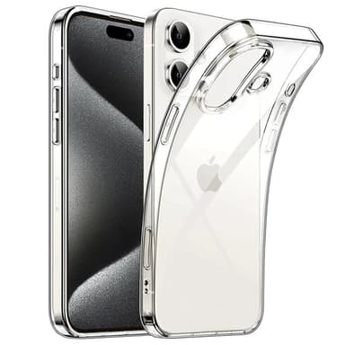 Silikon skal transparent iPhone 16 Plus