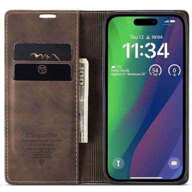 CaseMe mobilfodral 013 iPhone 16 Pro Max - Coffee