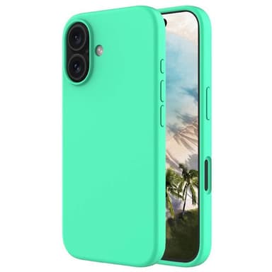 Liquid silikon skal iPhone 16 Plus - Spearmint