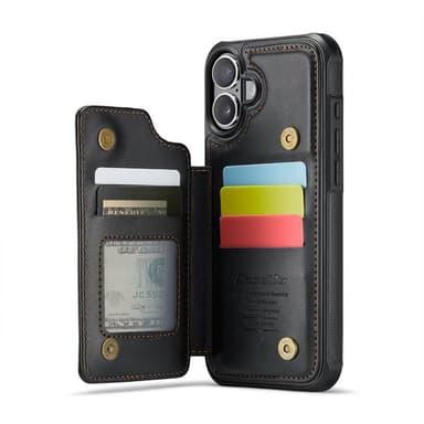 CaseMe mobilfodral C22 iPhone 16 Plus - Svart