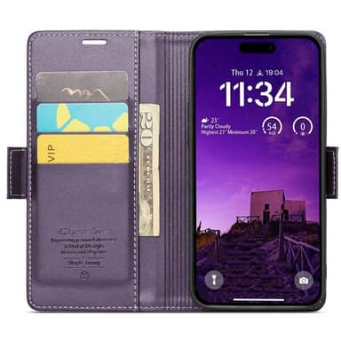 CaseMe mobilfodral 023 iPhone 16 Pro Max - Lila