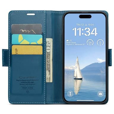 CaseMe mobilfodral 023 iPhone 16 Pro Max - Blå