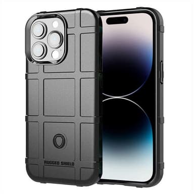 Rugged Shield skal iPhone 16 Pro - Svart