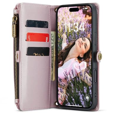 CaseMe mobilfodral C36 iPhone 16 Plus - Rosa