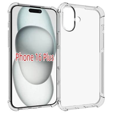 Shockproof silikon skal iPhone 16 Plus