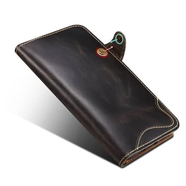 Denior mobilfodral läder iPhone 16 Pro Max - Svart