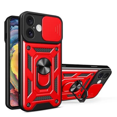Jazz 3i1 skal iPhone 16 - Röd