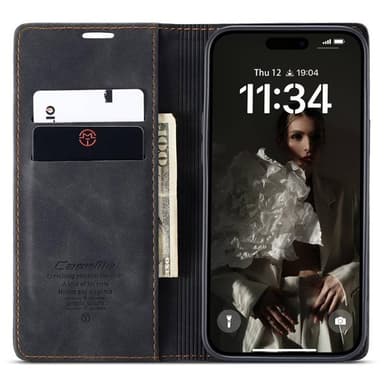 CaseMe mobilfodral 013 iPhone 16 Plus - Svart