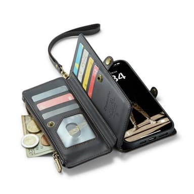 CaseMe mobilfodral C36 iPhone 16 Plus - Svart
