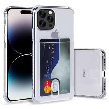 Silikon skal med kortplats iPhone 16 Pro