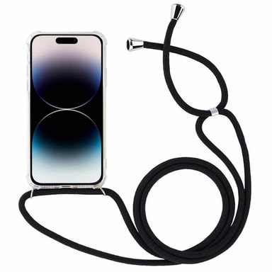 Pnakqil Custodia con Cordino per Apple iPhone 11 Pro Max 6,5,Regolabile Staccabile Necklace Cordino Rosa TPU Silicone Cover con Modelli di Natale, Antiurto Protettiva Case, Calza di Natale
