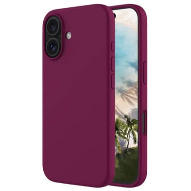 Liquid silikon skal iPhone 16 - True Berry
