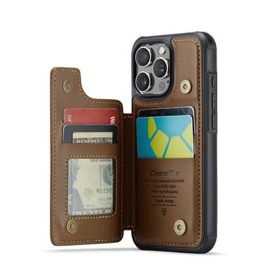 CaseMe mobilfodral C22 iPhone 16 Pro - Brun