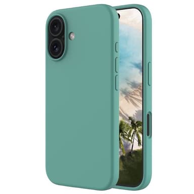 Liquid silikon skal iPhone 16 Plus - Pine Green