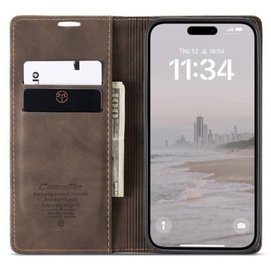 CaseMe mobilfodral 013 iPhone 16 Plus - Coffee