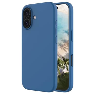 Liquid silikon skal iPhone 16 Plus - Cobolt Blue