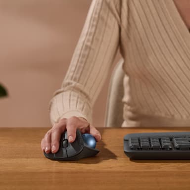 Logitech Ergo M575S Wireless Trackball mus (grafit)