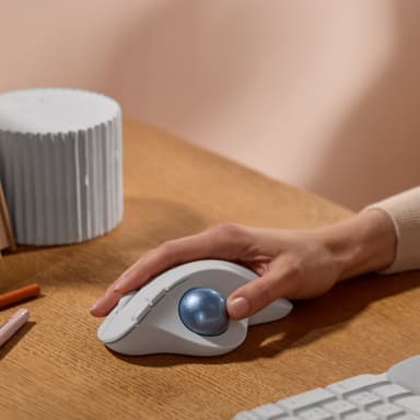Logitech Ergo M575S Wireless Trackball mus (vit)