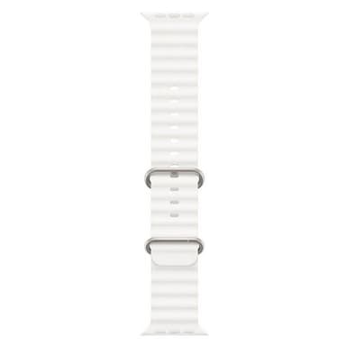 RIB klockarmband Watch Series 10 (46mm) - Vit