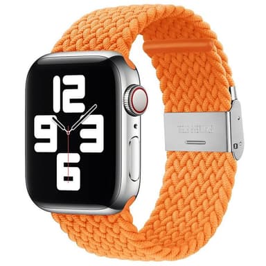 Flätat klockarmband Watch Series 10 (42mm) - Orange