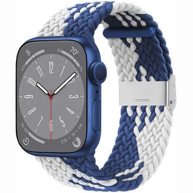 Flätat klockarmband Watch Series 10 (46mm) - Bluewhite
