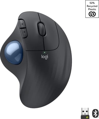 Logitech Ergo M575S Wireless Trackball mus (grafit)