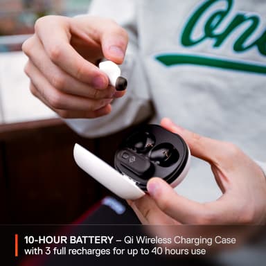 SteelSeries Arctis GameBuds hörlurar (vita)