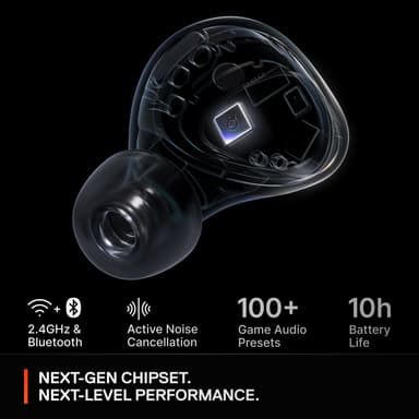 SteelSeries Arctis GameBuds hörlurar (vita)