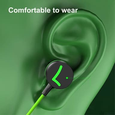 USB-C Hörlurar med Mic Magnetic In-ear Gaming Hörlurar - Röd