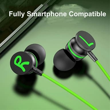 USB-C Hörlurar med Mic Magnetic In-ear Gaming Hörlurar - Röd