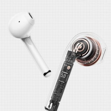 LENOVO Thinkplus LP2 Headset Trådlösa hörlurar Bluetooth - Vit