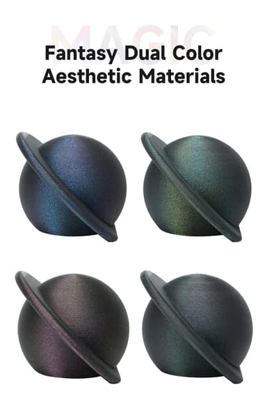 eSUN Magic 1.75 mm 1 kg - Mörk Blinkande Blå