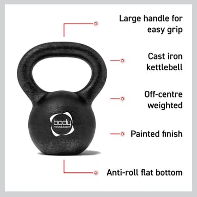 Body Revolution Kettlebell i Gjutjärn 2 kg - 28 kg
