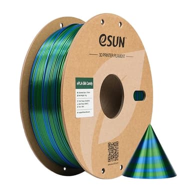 eSUN Silk Candy 1.75mm 1kg - Blågrön