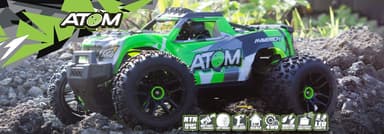 Maverick Atom 1:18 4WD Truck grön - komplett