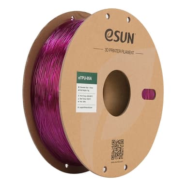 eSUN eTPU 1.75 mm 1 kg - Transparent Lila