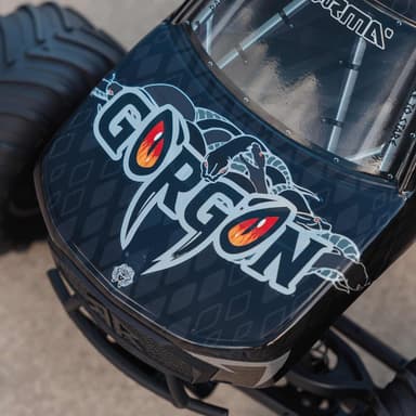 ARRMA Gorgon Mega 2WD Svart - RTA Kit