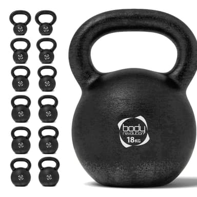 Body Revolution Kettlebells av gjutjärn 2 kg - 28 kg