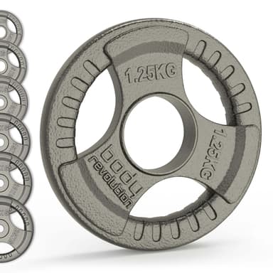 Olympic Tri Grip Viktskivor i Gjutjärn - Par & Set