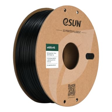 eSUN ABS+ HS 1.75mm - 1kg - Svart