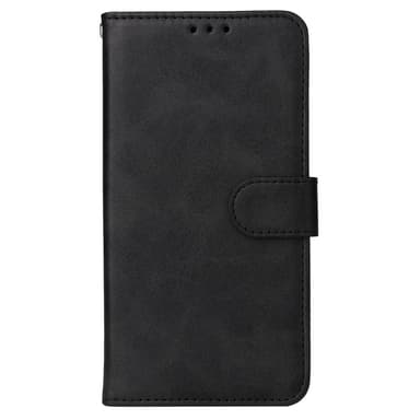 SKALO iPhone 16 Pro Max PU-Läder Plånboksfodral - Svart