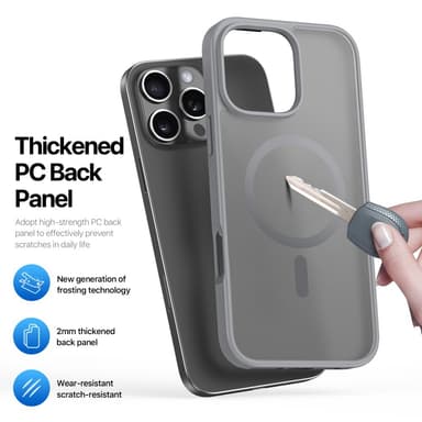DUX DUCIS iPhone 16 Pro Yind Series Matt Finish Skal - Grå