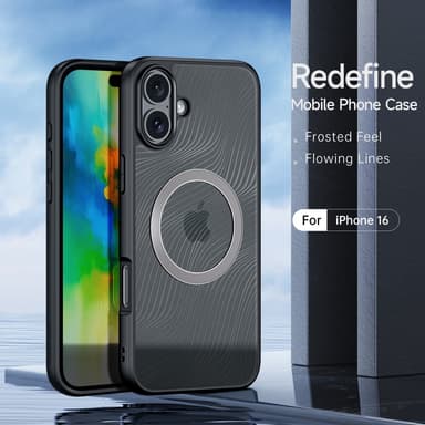 DUX DUCIS iPhone 16 Aimo Series Magnetring Skal - Svart