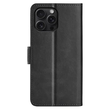 SKALO iPhone 16 Pro Max Premium Plånboksfodral - Svart