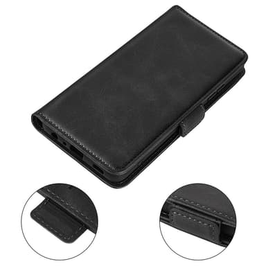 SKALO iPhone 16 Pro Premium Plånboksfodral - Svart