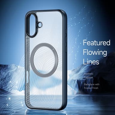 DUX DUCIS iPhone 16 Aimo Series Magnetring Skal - Svart